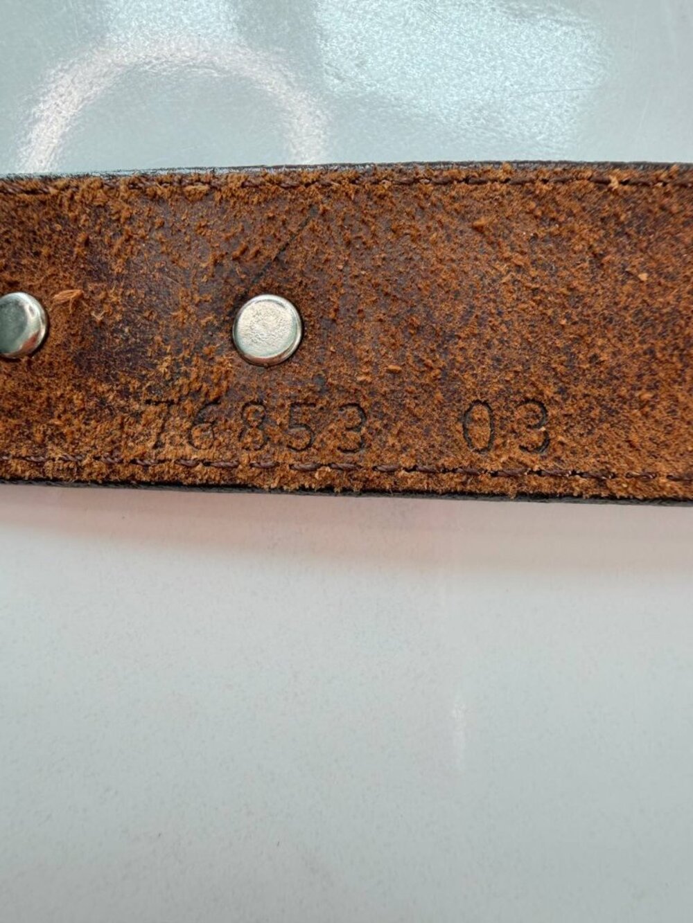 Lady Canterbury Latigo Leather Belt – Western Style – Size S - Picture 10 of 15